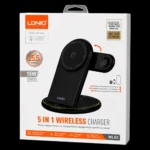 Cargador inalámbrico ldnio 15W 5 en 1