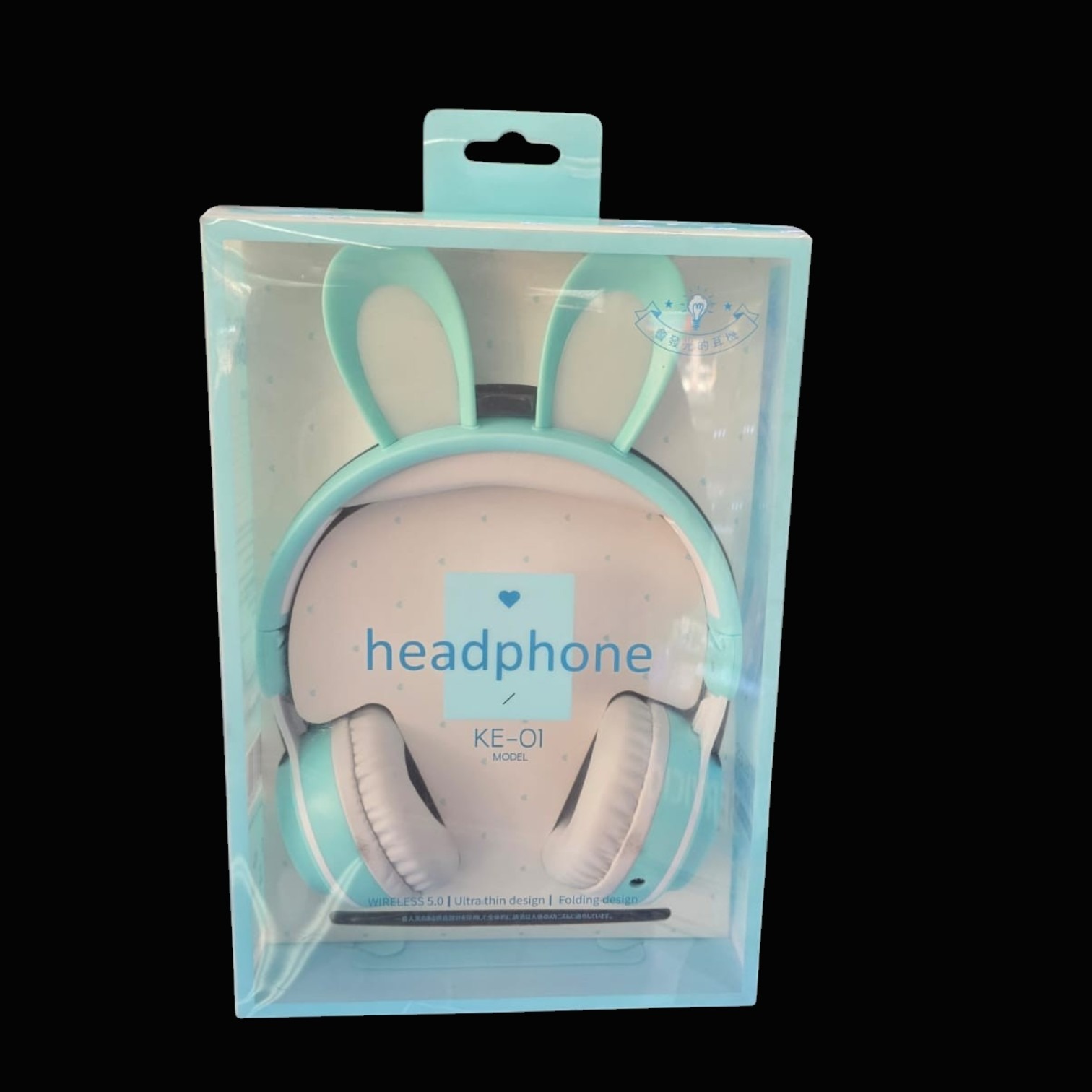 Audífonos Bluetooth 5.0 Con luces tipo Orejas de Conejo